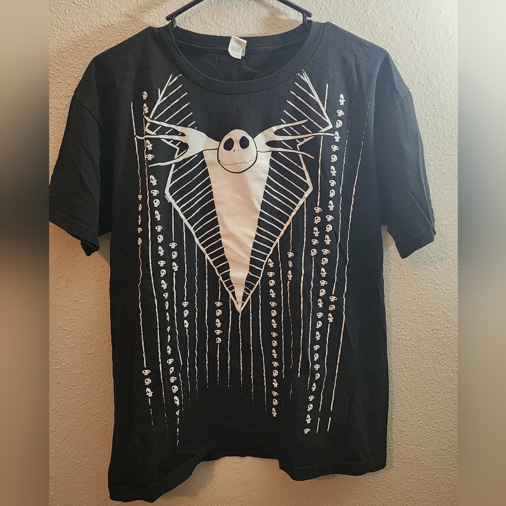 Nightmare Before Christmas Jack Skellington Graphic T-Shirt Medium Suna
